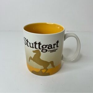 Starbucks Stuttgart Collectors Series Mug - White and Yellow 16oz